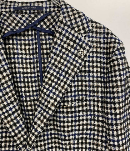 TAGLIATORE シングルジャケット チェック 1SMC22K メンズ SIZE 52 タリアトーレ