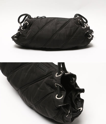 美品 GANNI ショルダーバッグ ブラック ナイロン 5488 レディース SIZE ONE SIZE ガニー