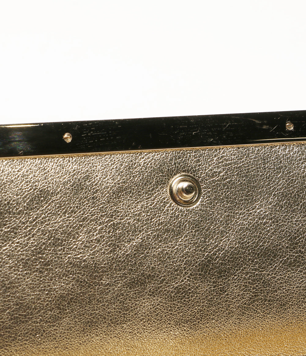 JIMMY CHOO チェーンウォレット ショルダー グリッターゴールド レディース ジミーチュウ