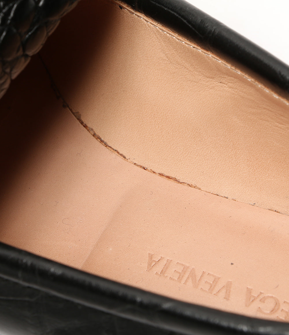 BOTTEGA VENETA クロコ型押しローファー レディース SIZE 37 ボッテガヴェネタ