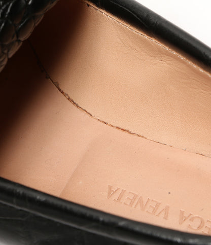 BOTTEGA VENETA クロコ型押しローファー レディース SIZE 37 ボッテガヴェネタ