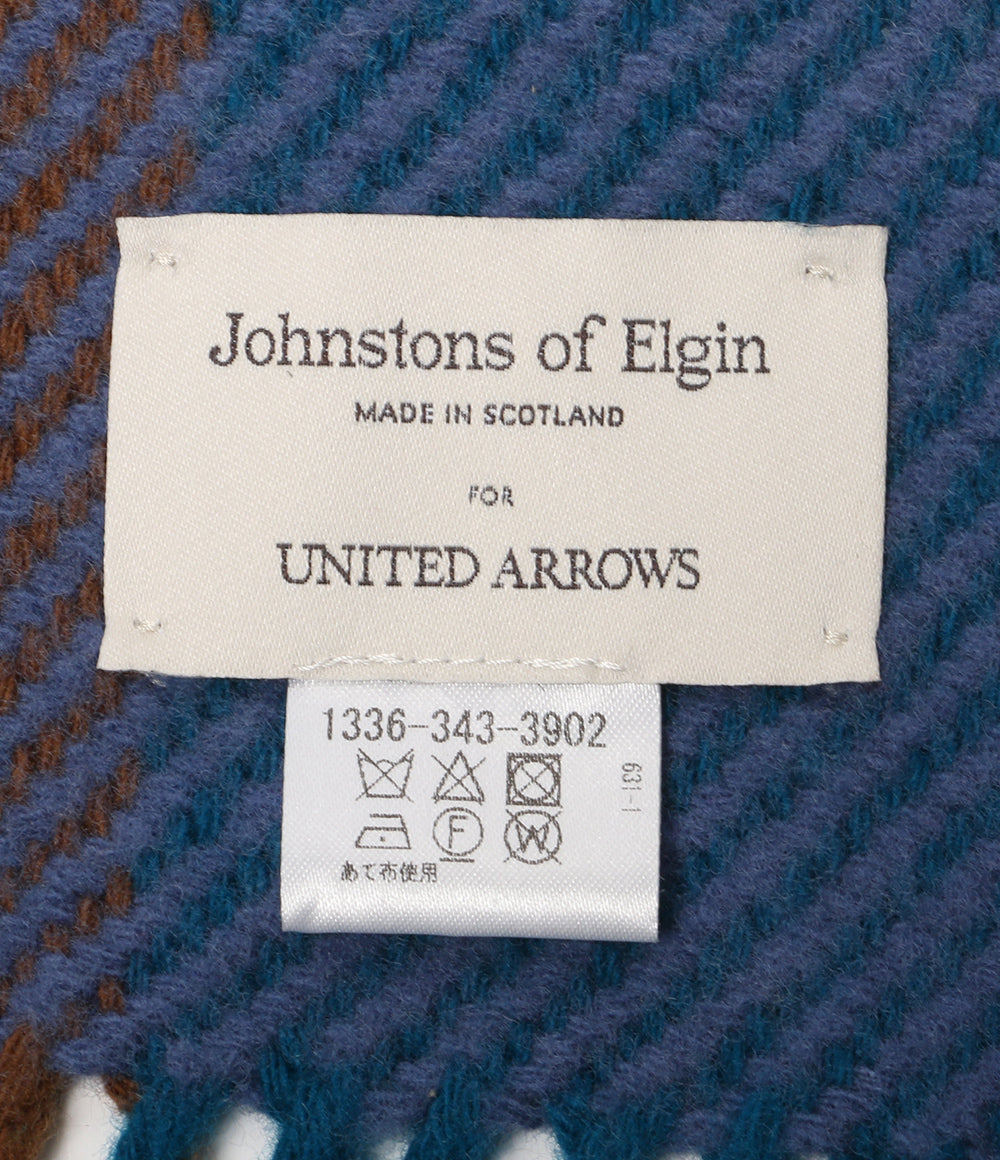 美品 JOHNSTONS of ELGIN ジョンストンズオブエルガン ストール UNITED ARROWS別注 1336-343-3902 レディース