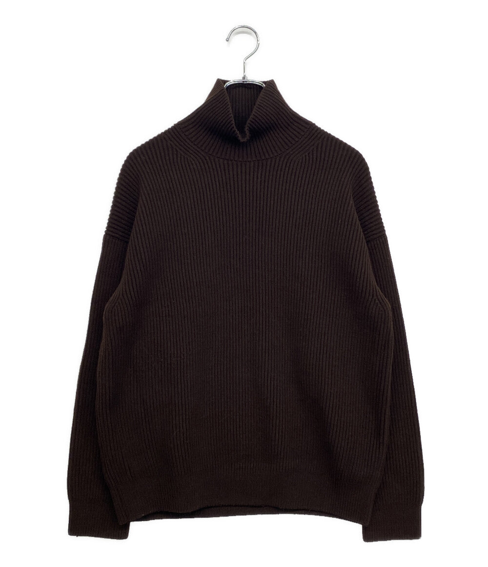 AURALEE ニット SUPER FINE WOOL RIB KNIT A8AP03RK メンズ SIZE 4 オーラリー