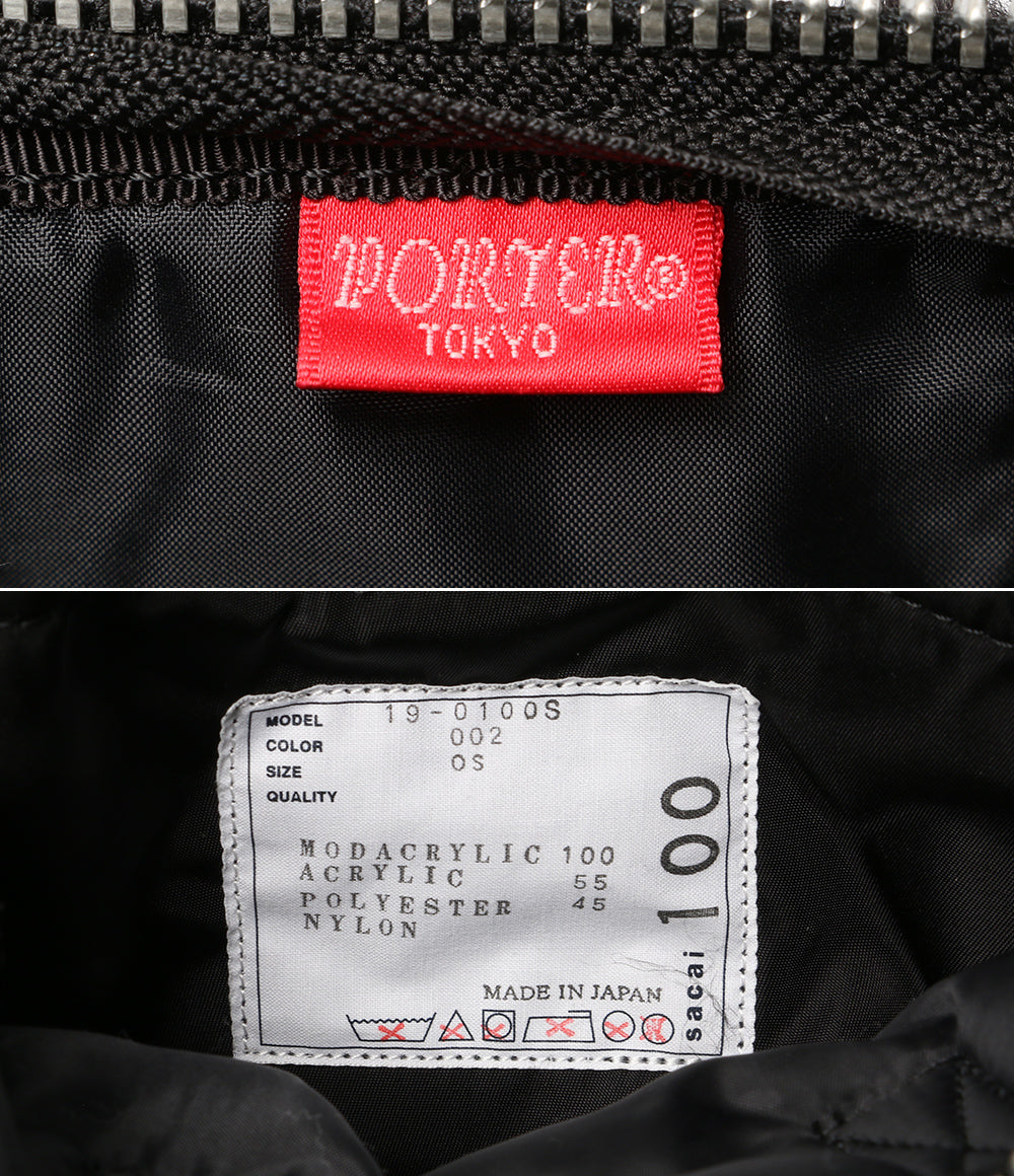 【モヘンジョ・タロー 】sacai × PORTERショルダーバッグ sacai × PORTER ポーター ショルダーバッグ 19-0100s メンズ サカイ