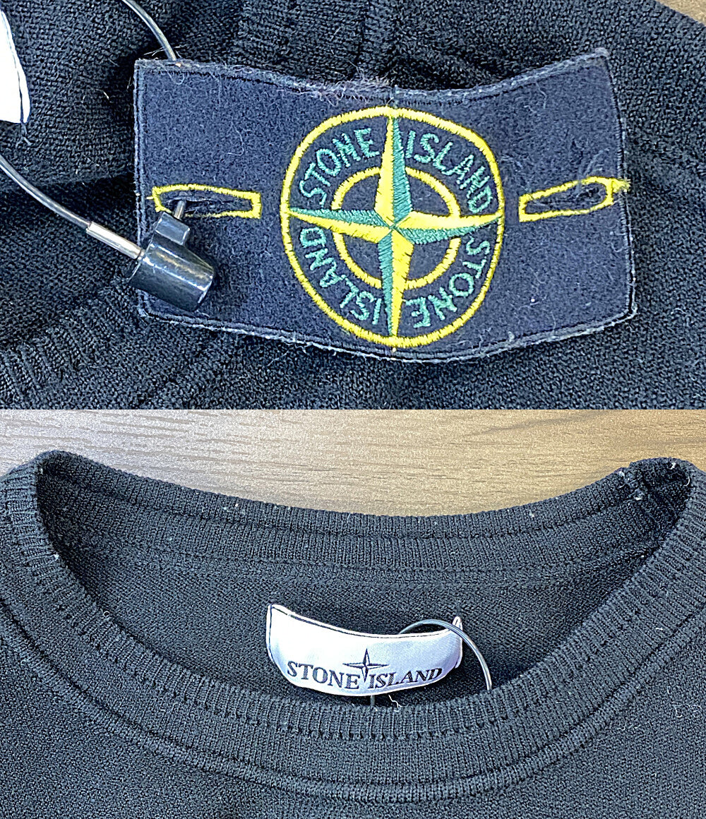 STONE ISLAND ニット ブラック 24FW 7915526A1 メンズ SIZE 3XL ストーンアイランド