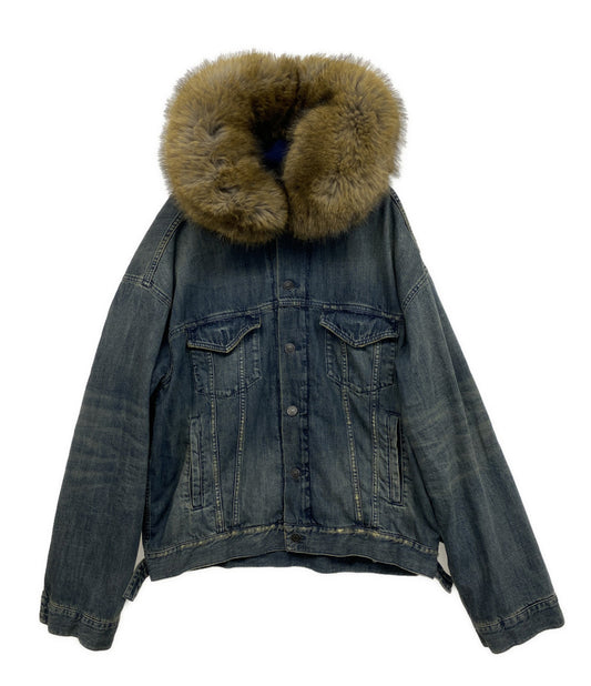 BALENCIAGA デニムジャケット ルック38 フード 2025AW メンズ SIZE S バレンシアガ