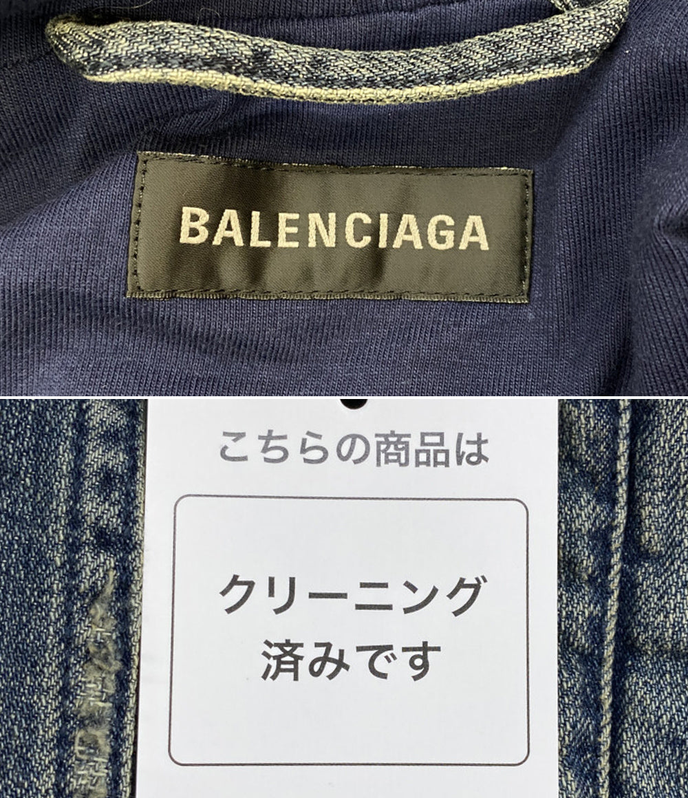 BALENCIAGA デニムジャケット ルック38 フード 2025AW メンズ SIZE S バレンシアガ