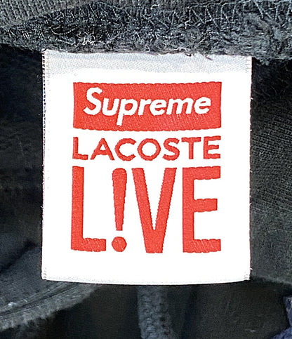 LACOSTE パーカー supremeコラボ ブラック sh8506 メンズ SIZE M ラコステ