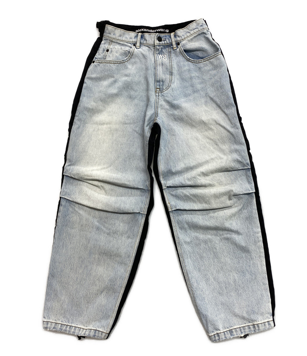 ALEXANDER WANG デニムパンツ ハイライズカーゴ 切り替え メンズ SIZE 25 アレキサンダーワン