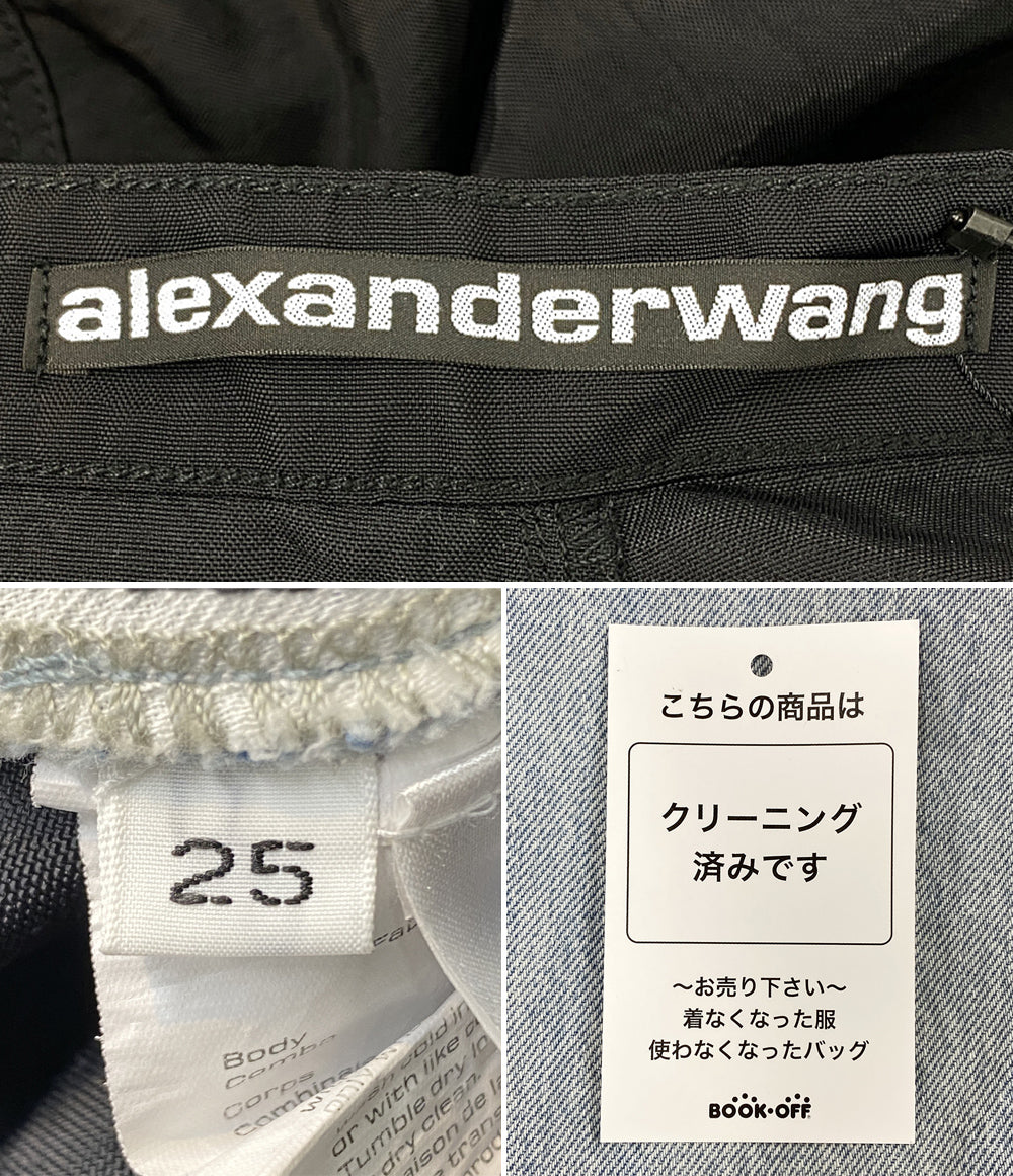 ALEXANDER WANG デニムパンツ ハイライズカーゴ 切り替え メンズ SIZE 25 アレキサンダーワン