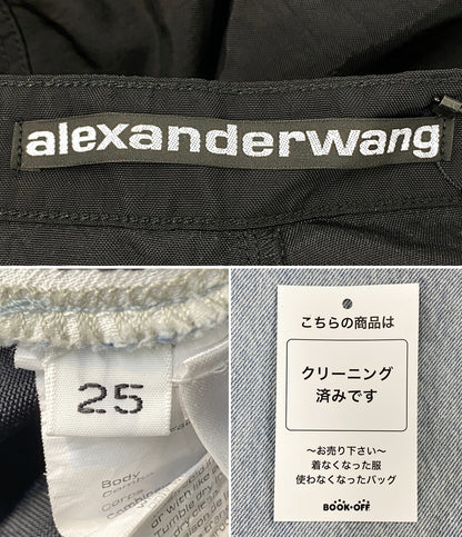 ALEXANDER WANG デニムパンツ ハイライズカーゴ 切り替え メンズ SIZE 25 アレキサンダーワン