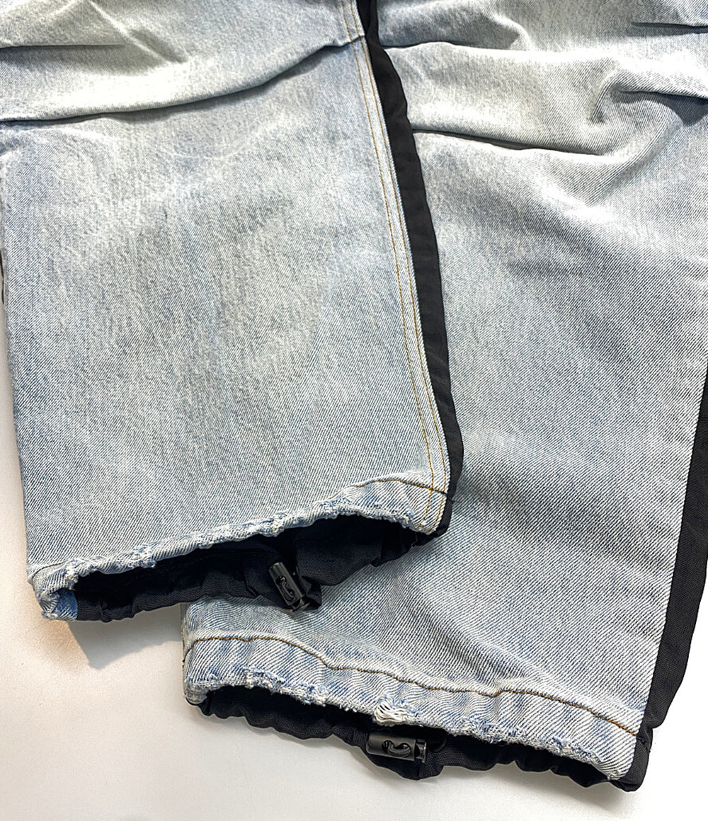 ALEXANDER WANG デニムパンツ ハイライズカーゴ 切り替え メンズ SIZE
