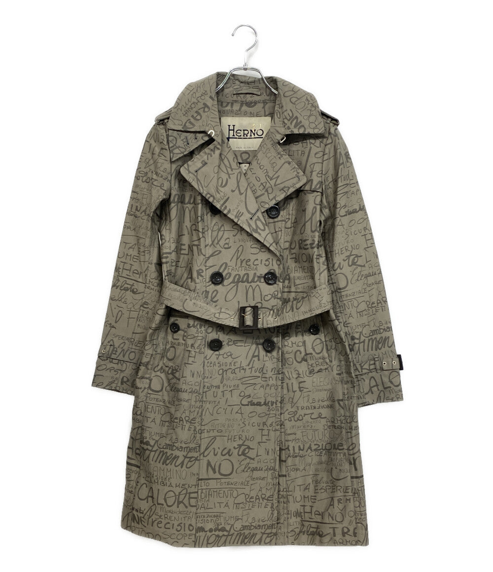 レッドヴァレンティノ トレンチコート レディース SIZE 38 (M) RED