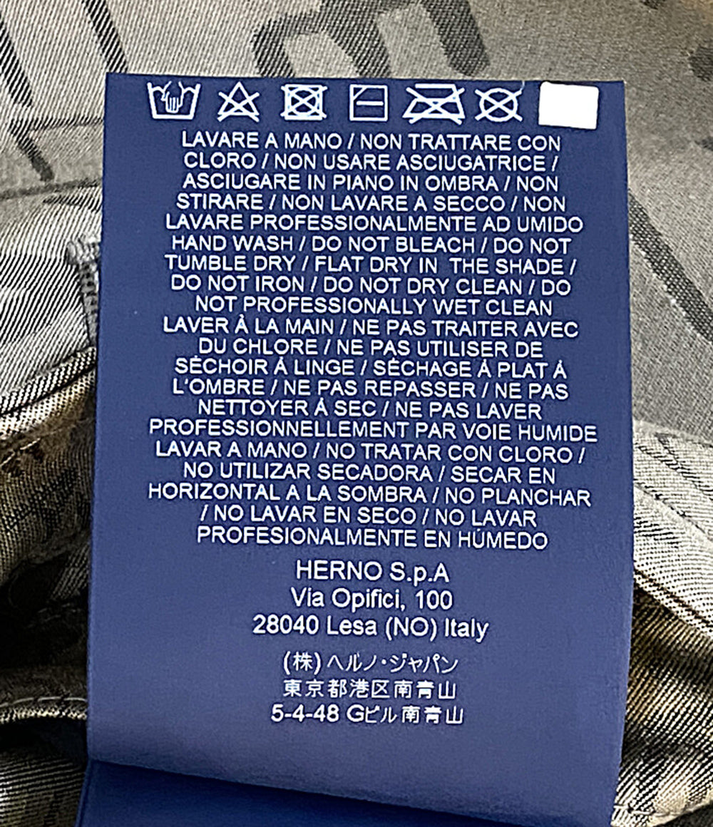 HERNO トレンチコート グラフィック 70周年限定 IM0115D-13375J-8192 レディース SIZE 42 ヘルノ