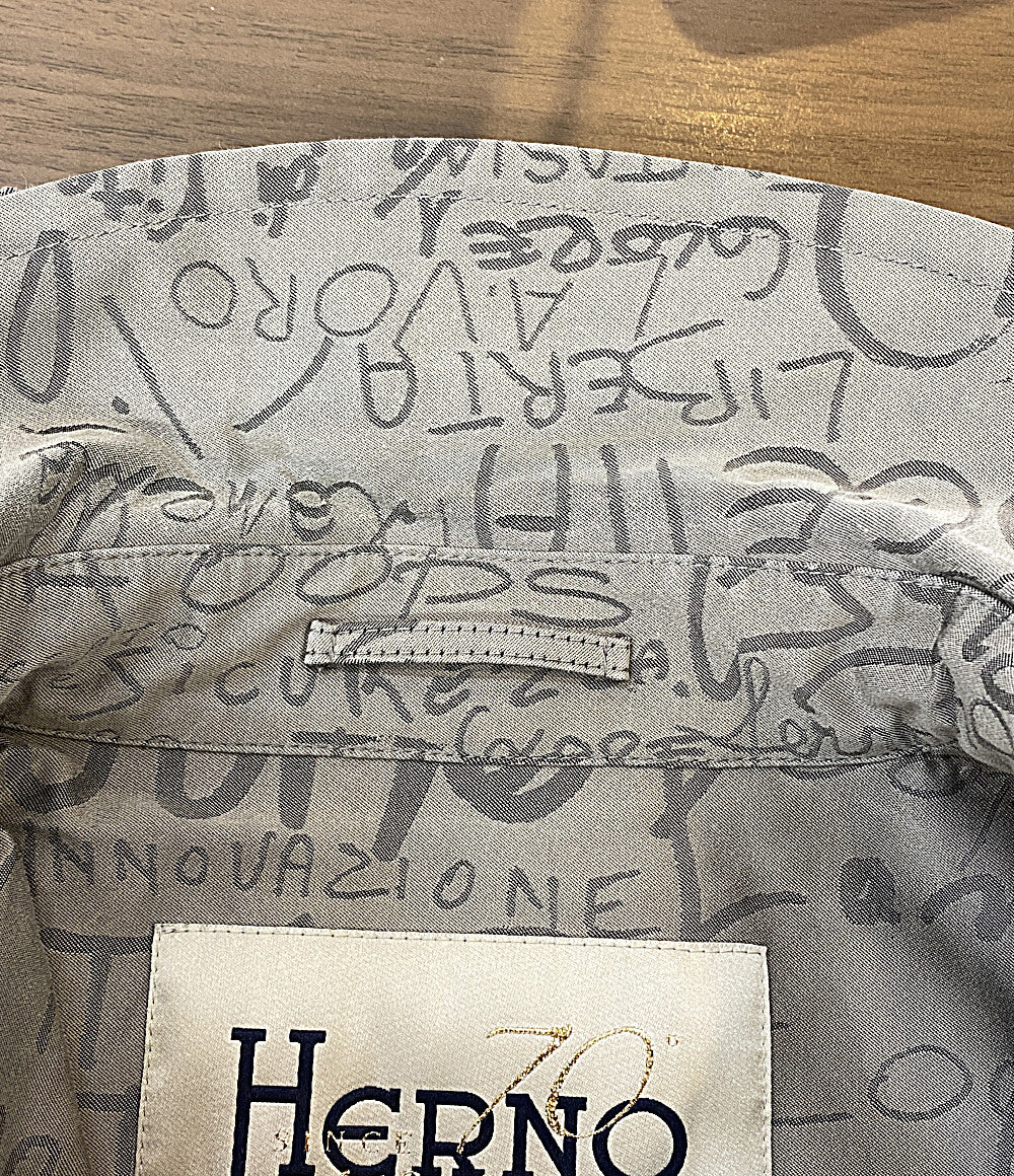 HERNO トレンチコート グラフィック 70周年限定 IM0115D-13375J-8192 レディース SIZE 42 ヘルノ