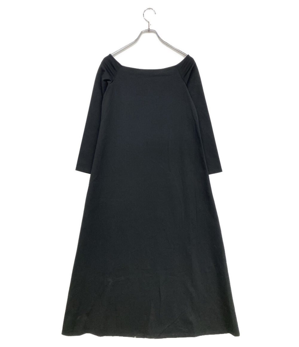 美品 KEINA RITA ケイナリタ 長袖ワンピース ブラック KC243-002