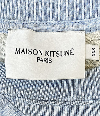 美品 MAISON KITSUNE スウェット ブルー GM00333KM0002 レディース SIZE XXS メゾンキツネ