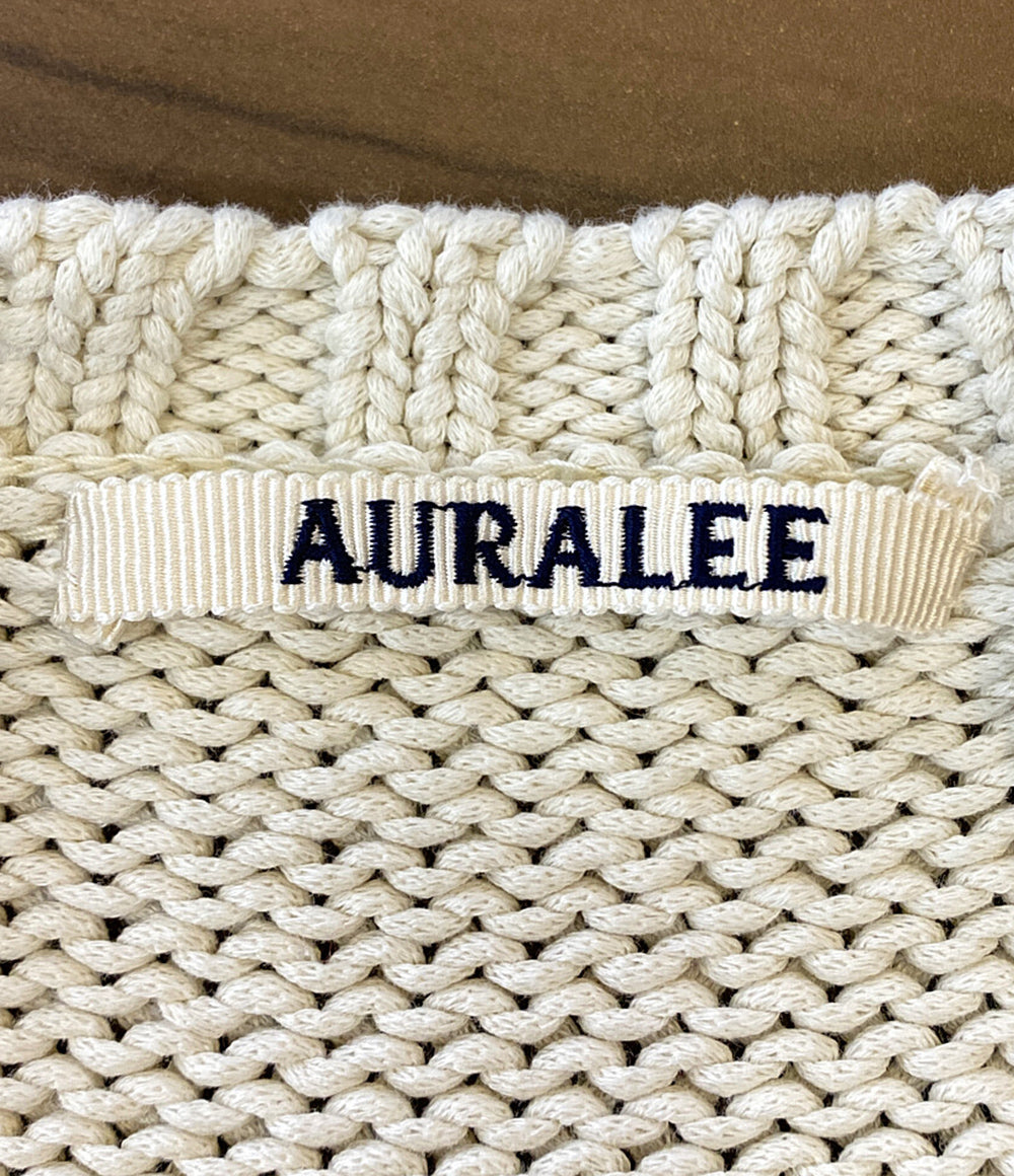 AURALEE 半袖ニットワンピース A24SD03CL レディース SIZE 1 オーラリー