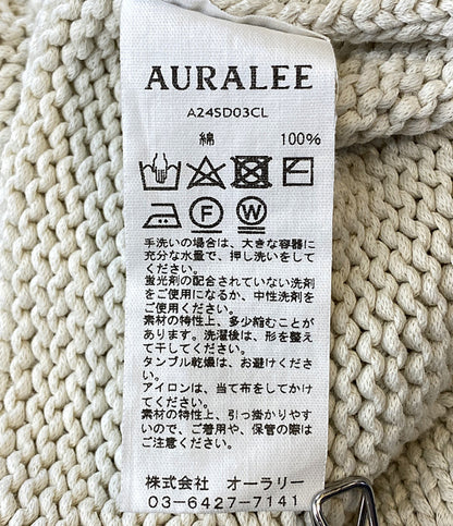 AURALEE 半袖ニットワンピース A24SD03CL レディース SIZE 1 オーラリー