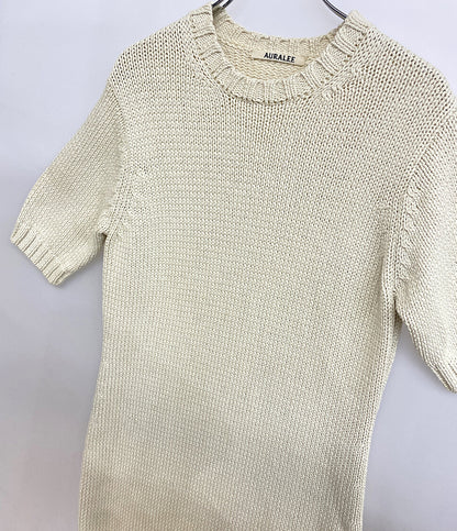 AURALEE 半袖ニットワンピース A24SD03CL レディース SIZE 1 オーラリー