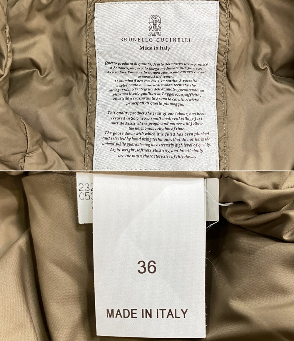 BRUNELLO CUCINELLI ダウンベスト 1886120540 レディース SIZE 36 ブルネロクチネリ