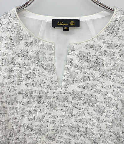 Drawer カットソー 6521-299-1358 ラメパフェ レディース SIZE 38 ドゥロワー