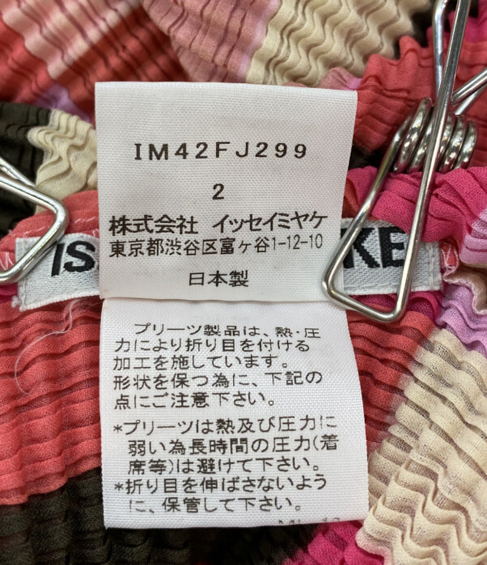 ISSEY MIYAKE ハイネックカットソー IM42FJ299 レディース SIZE 2 イッセイミヤケ