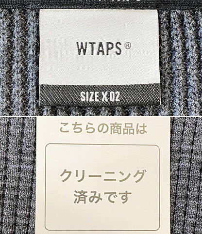 WTAPS 半袖ニット グレー メンズ SIZE 02 ダブルタップス