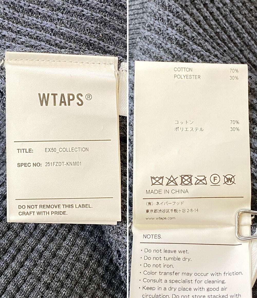 WTAPS 半袖ニット グレー メンズ SIZE 02 ダブルタップス