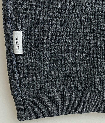 WTAPS 半袖ニット グレー メンズ SIZE 02 ダブルタップス