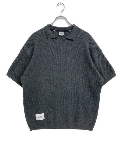 WTAPS 半袖ニット グレー メンズ SIZE 02 ダブルタップス