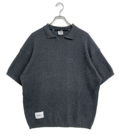 WTAPS 半袖ニット グレー メンズ SIZE 02 ダブルタップス