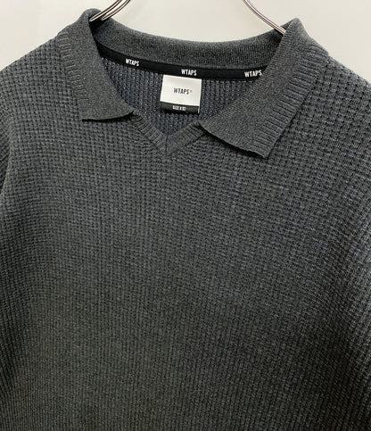 WTAPS 半袖ニット グレー メンズ SIZE 02 ダブルタップス