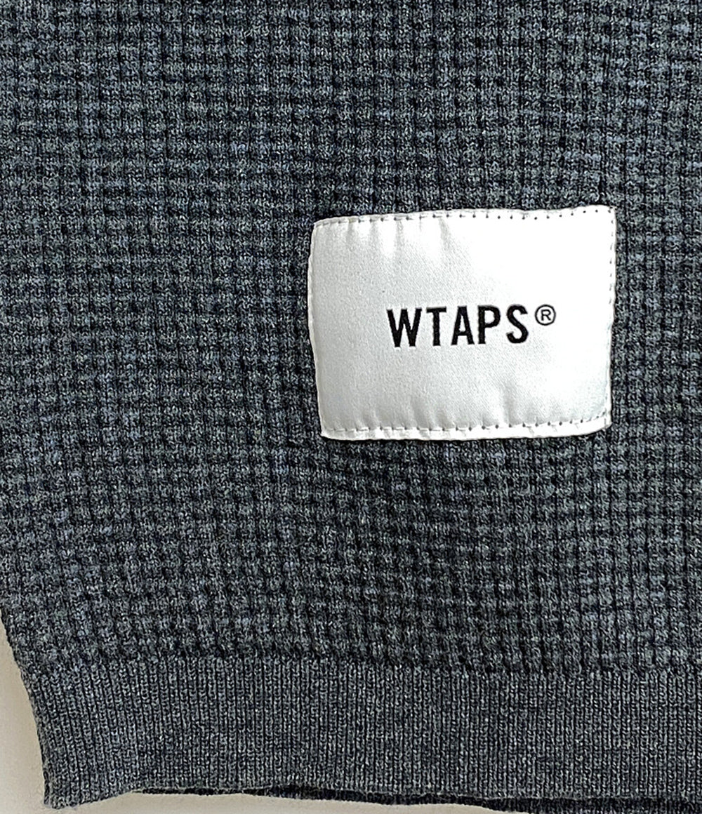 WTAPS 半袖ニット グレー メンズ SIZE 02 ダブルタップス