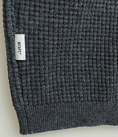 WTAPS 半袖ニット グレー メンズ SIZE 02 ダブルタップス