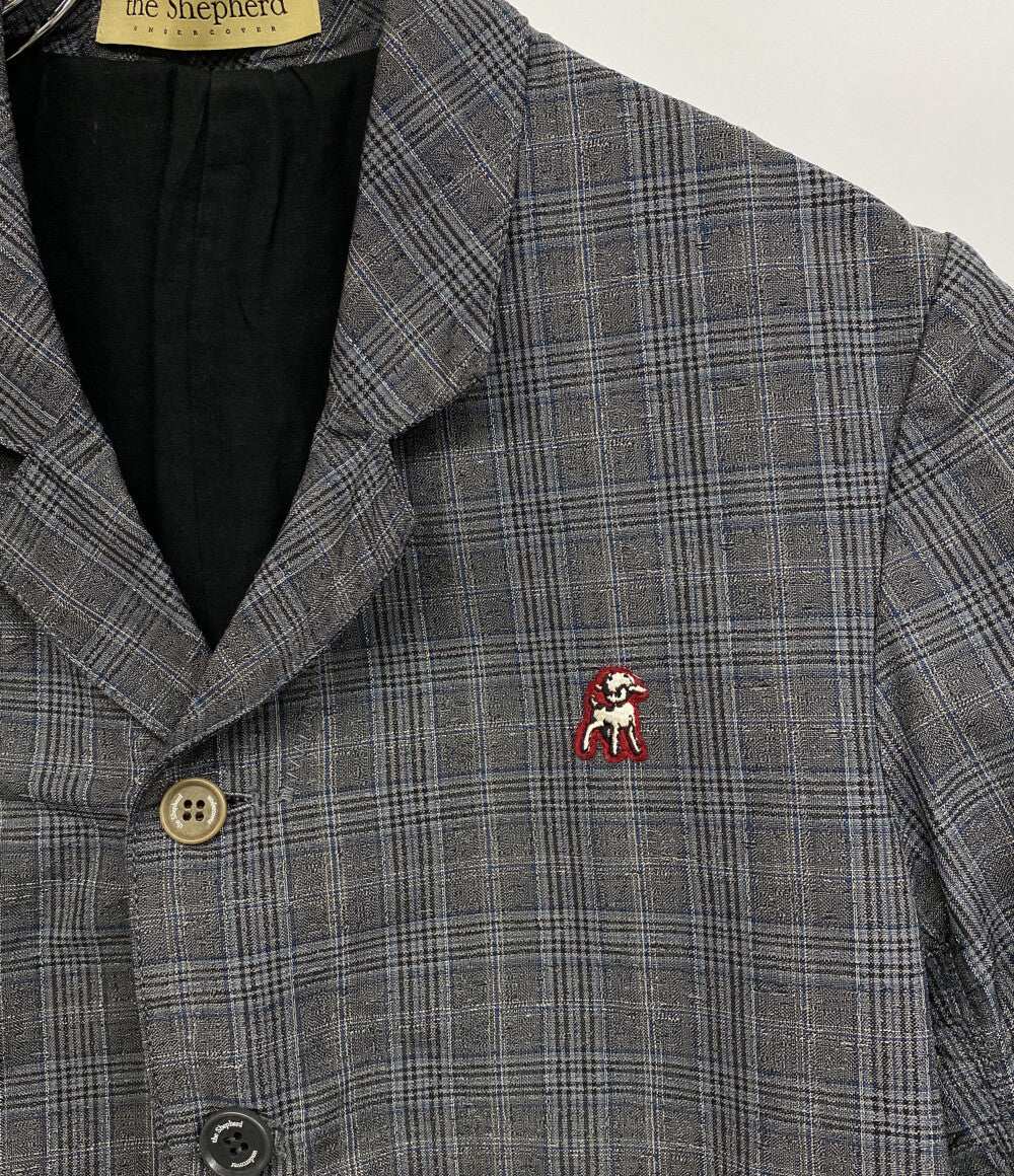 the Shepherd ザ シェパード ジャケット グレー チェック柄 レディース SIZE 2