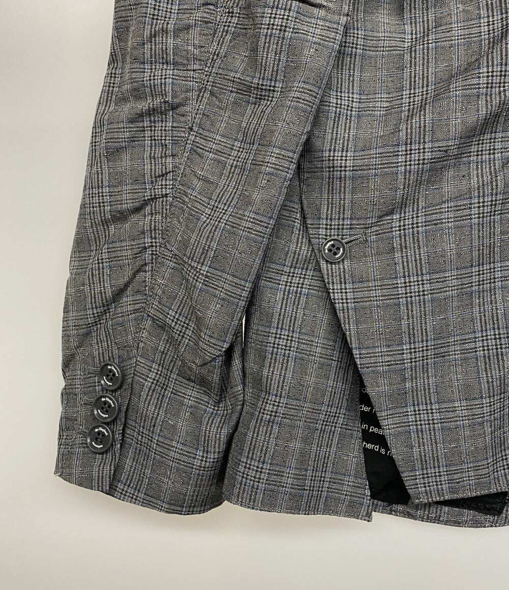 the Shepherd ザ シェパード ジャケット グレー チェック柄 レディース SIZE 2