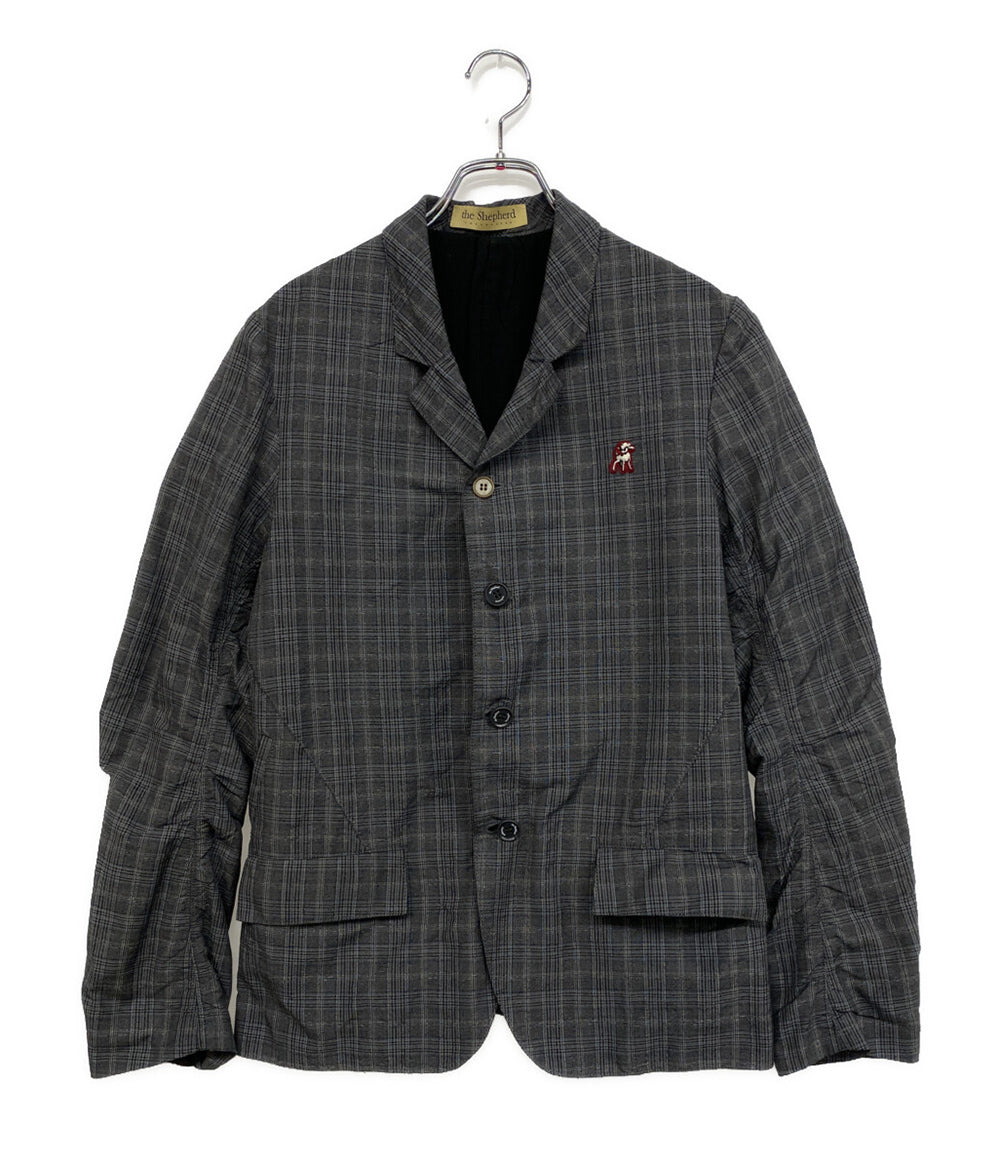 the Shepherd ザ シェパード ジャケット グレー チェック柄 レディース SIZE 2