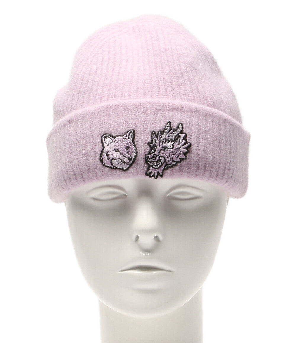 MAISON KITSUNE ニット帽 ピンク SPCNYMM06101 レディース メゾンキツネ