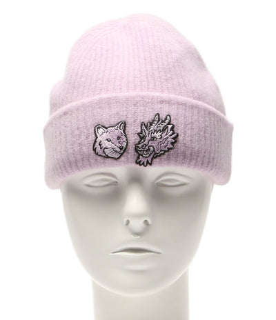 MAISON KITSUNE ニット帽 ピンク SPCNYMM06101 レディース メゾンキツネ
