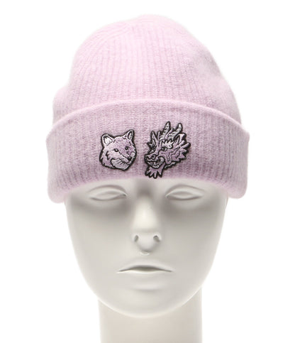 MAISON KITSUNE ニット帽 ピンク SPCNYMM06101 レディース メゾンキツネ