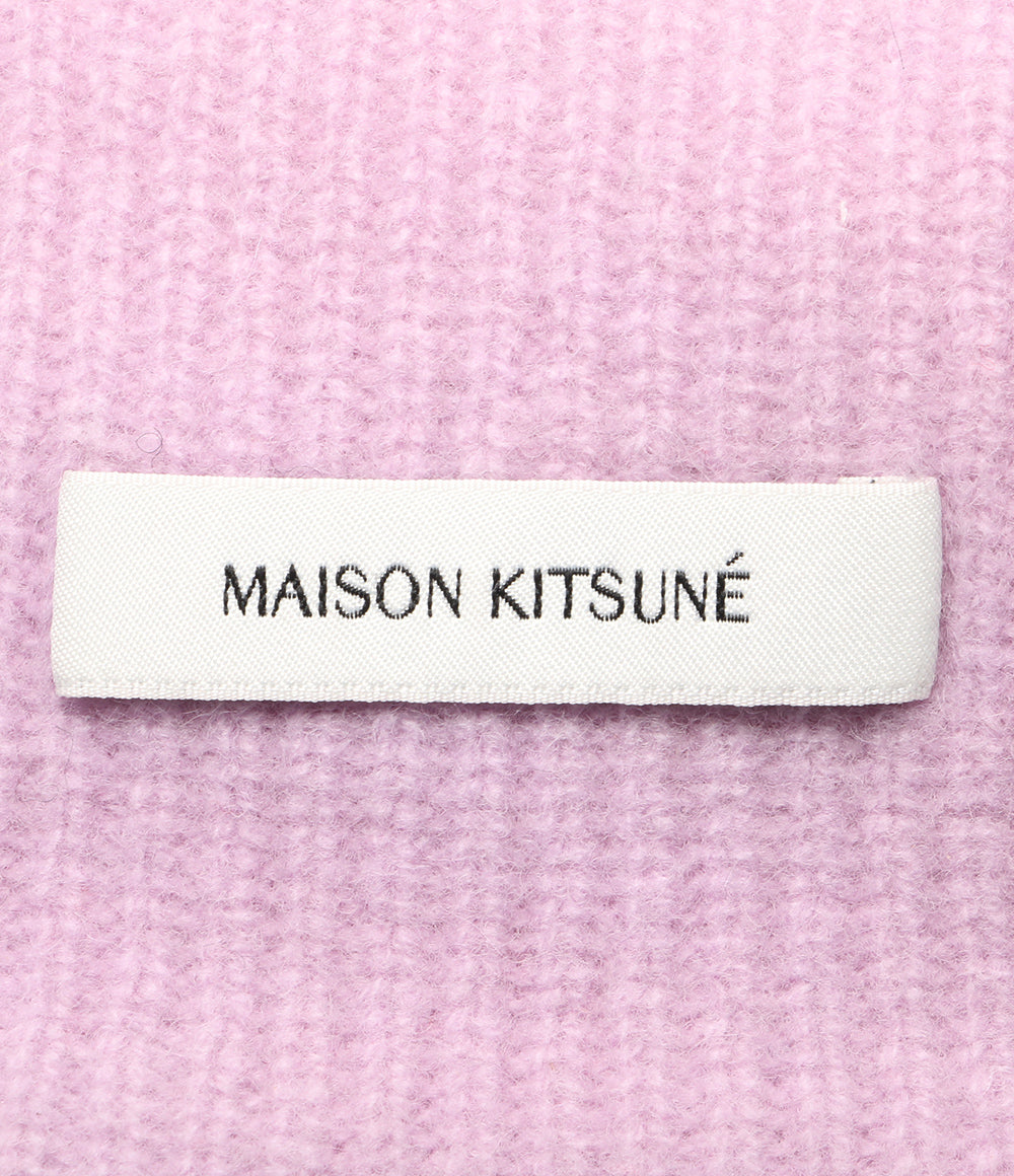 MAISON KITSUNE ニット帽 ピンク SPCNYMM06101 レディース メゾンキツネ