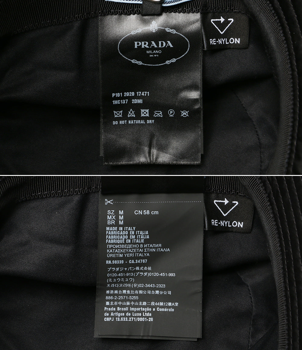 PRADA Re-Nylon バケットハット 1HC137 メンズ SIZE M プラダ