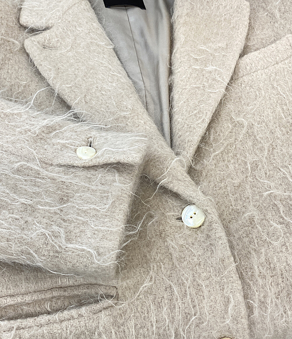 美品 anuans アニュアンス モヘアシャギーテーラードジャケット 24AW 1524501138-0 レディース SIZE F