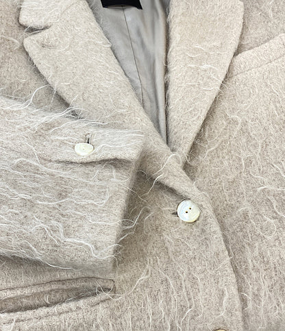 美品 anuans アニュアンス モヘアシャギーテーラードジャケット 24AW 1524501138-0 レディース SIZE F