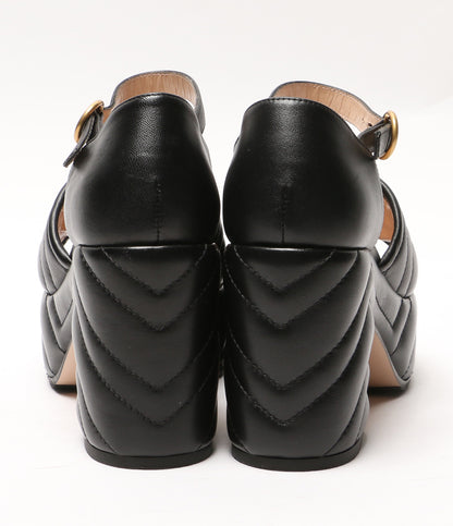 GUCCI サンダル マーモントGG プラットフォームサンダル 658677 レディース SIZE 35.5 グッチ