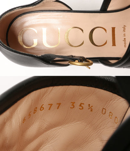 GUCCI サンダル マーモントGG プラットフォームサンダル 658677 レディース SIZE 35.5 グッチ