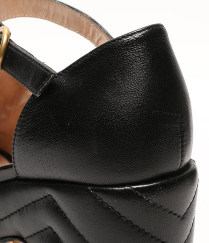 GUCCI サンダル マーモントGG プラットフォームサンダル 658677 レディース SIZE 35.5 グッチ