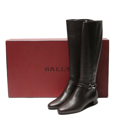 BALLY ブーツ ブラウン ベルト付き レディース SIZE 38 バリー