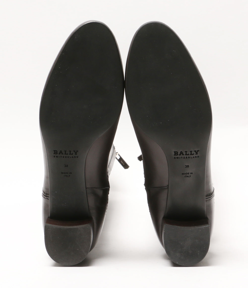 BALLY ブーツ ブラウン ベルト付き レディース SIZE 38 バリー